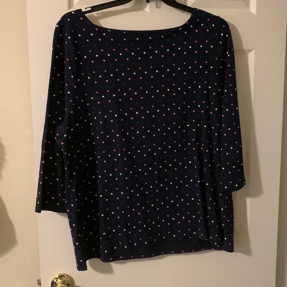 Plus size. 3/4 sleeve tee